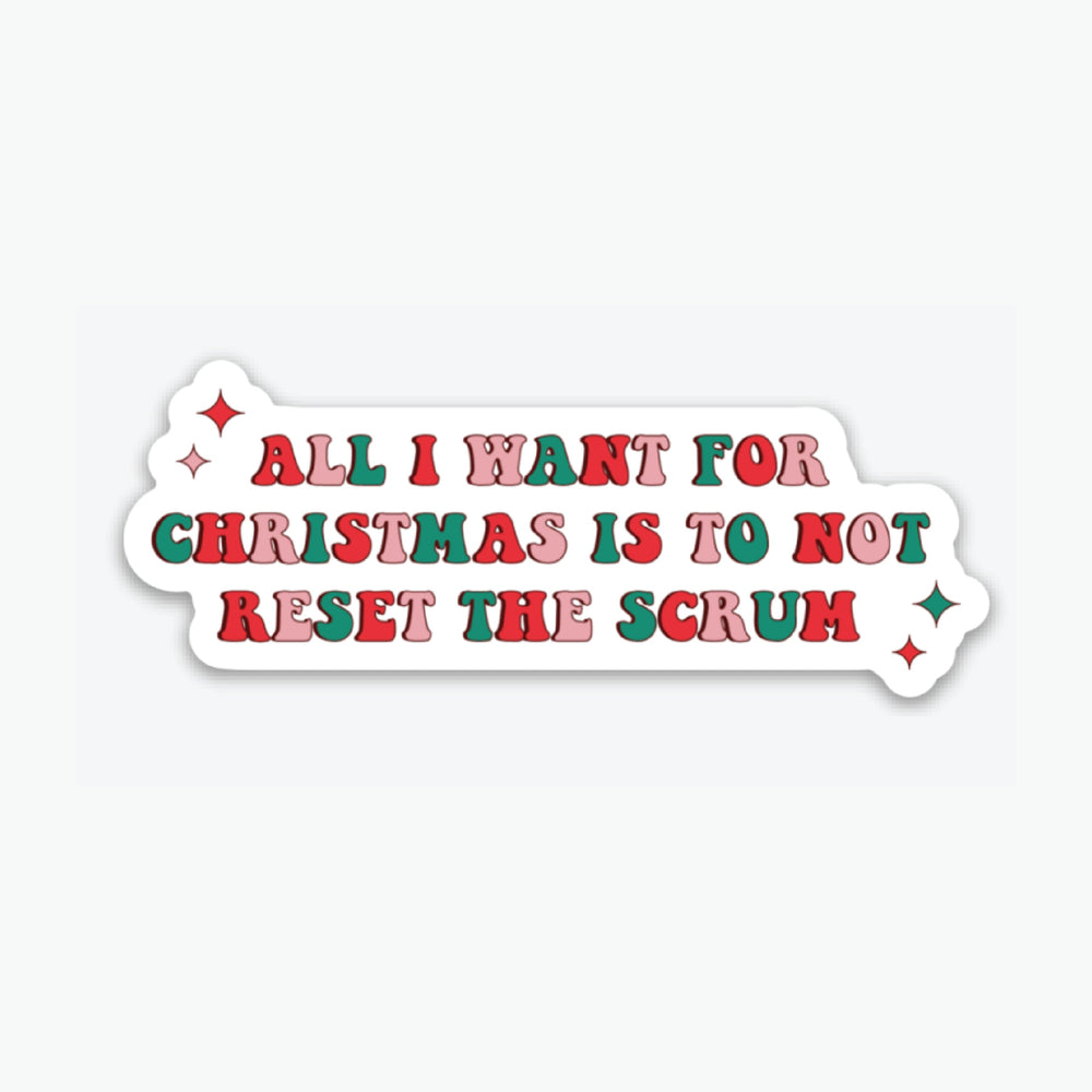 All I For Xmas Sticker - Modish Rugger