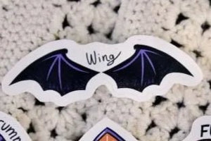 Bat Wing Position Sticker - Modish Rugger