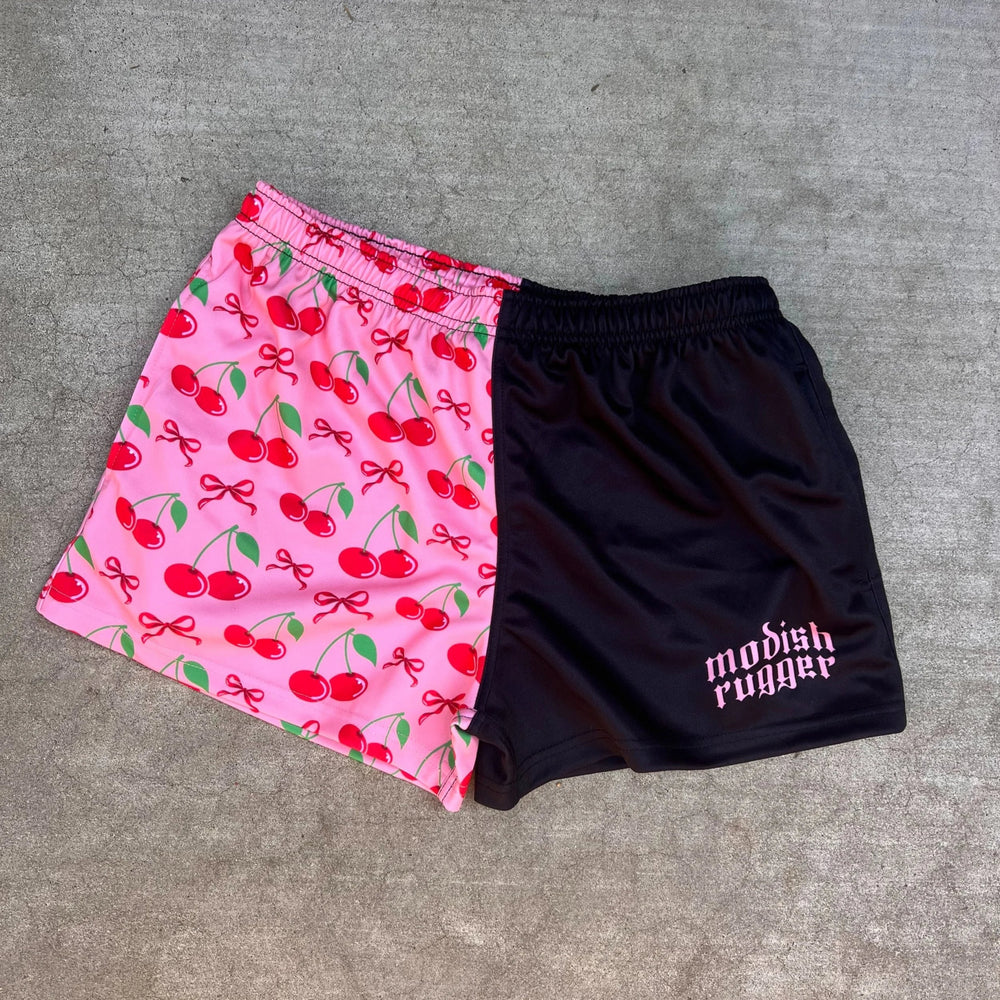 Cherry Bomb Rugby Shorts - Modish Rugger