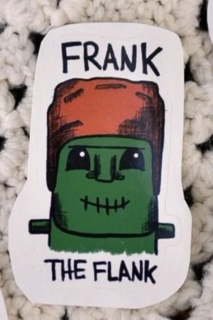 Frank the Flank Position Sticker - Modish Rugger