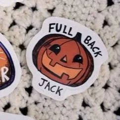 Full Back Jack Position Sticker - Modish Rugger