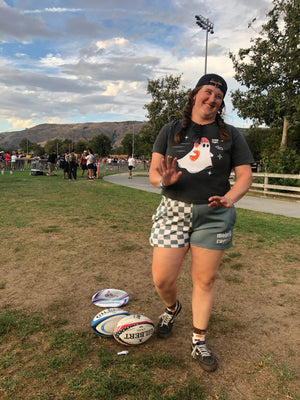 Grey Ghost Slightly Cropped Tee - Modish Rugger