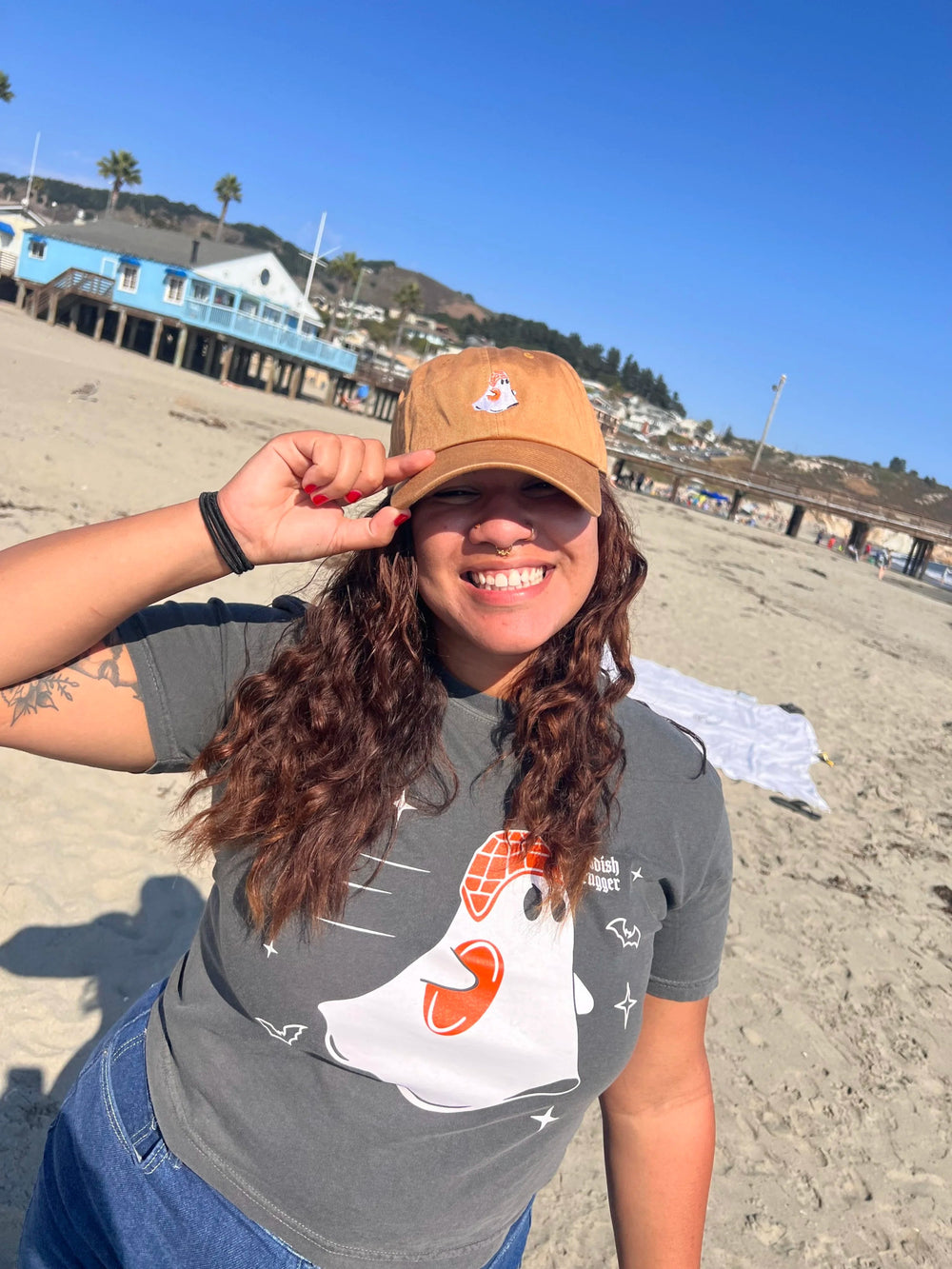 Grey Ghost Slightly Cropped Tee - Modish Rugger