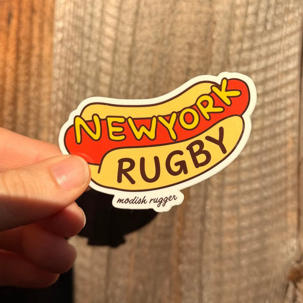 "New York Rugby Sticker - Modish Rugger