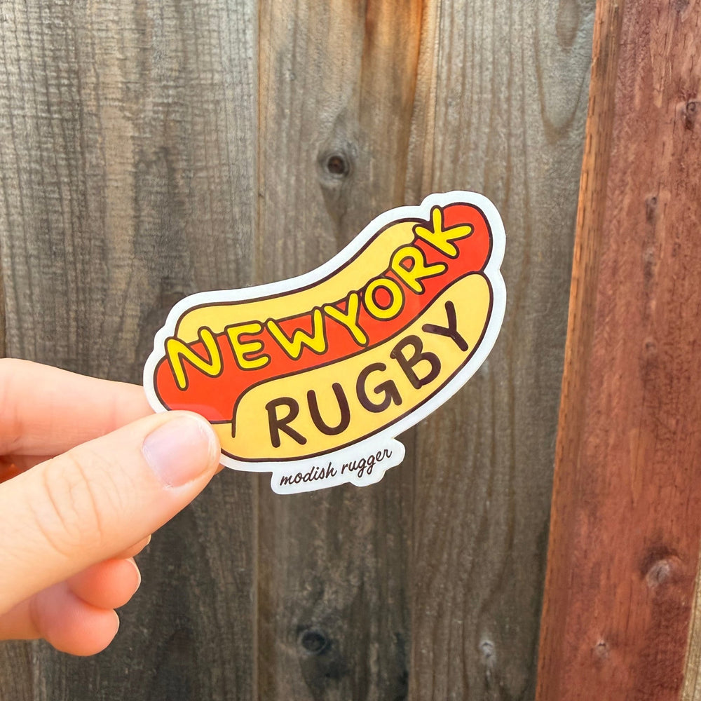 "New York Rugby Sticker - Modish Rugger