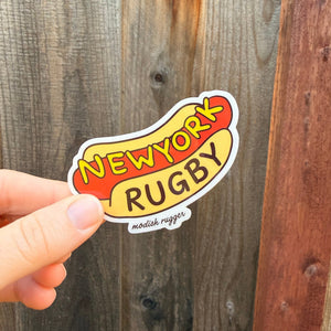 "New York Rugby Sticker - Modish Rugger
