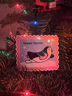 Penguin Rugby Try – Die Cut Vinyl Sticker (Glossy) - Modish Rugger