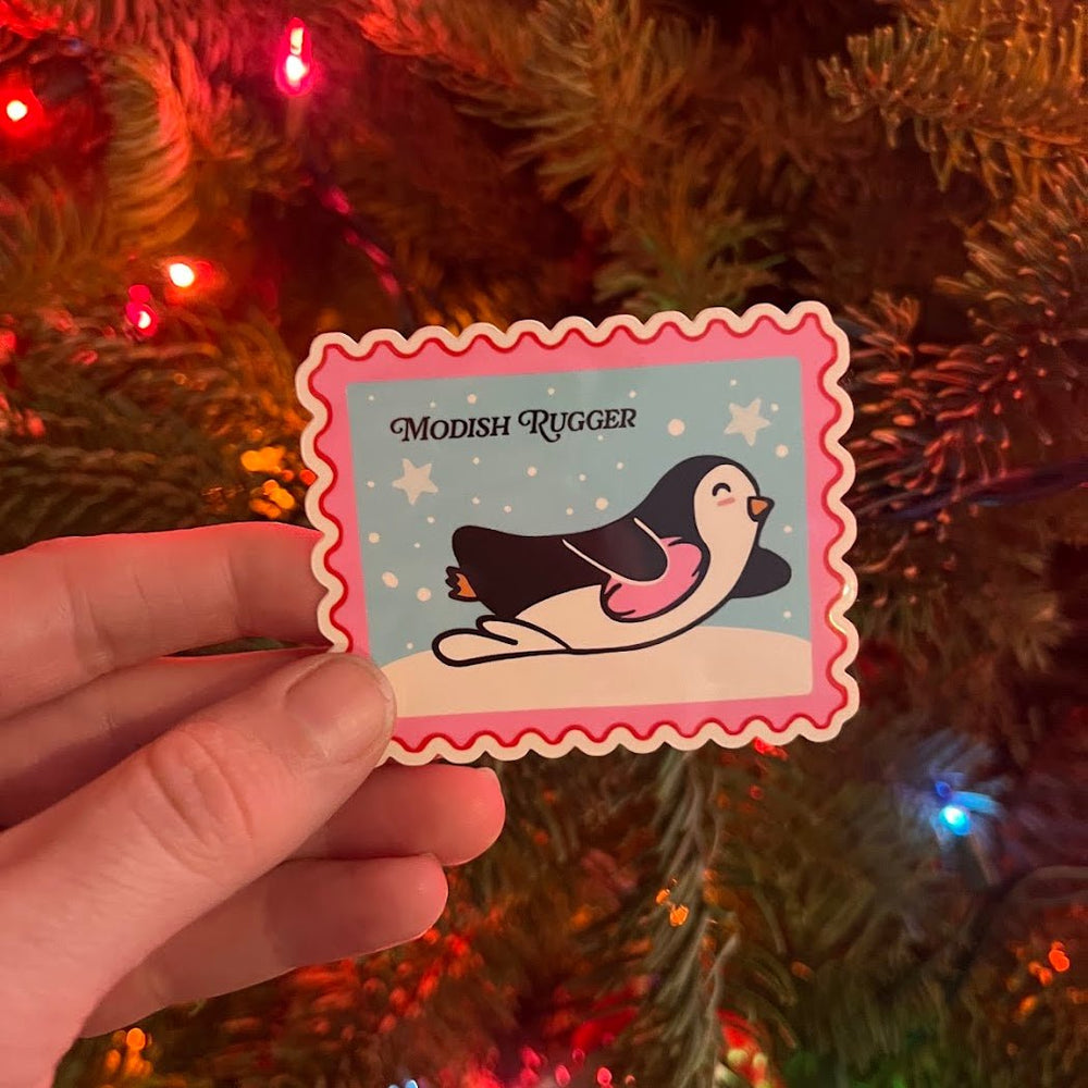 Penguin Rugby Try – Die Cut Vinyl Sticker (Glossy) - Modish Rugger