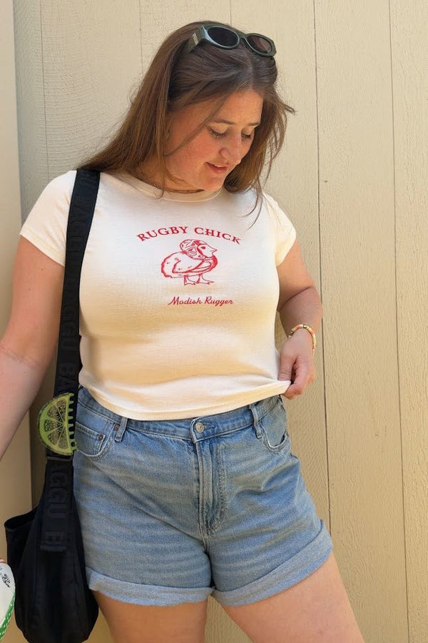 "Rugby Chick Baby Tee - Modish Rugger