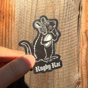 "Rugby Rat Sticker - Modish Rugger