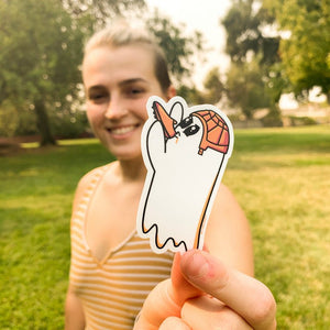 Shoot The BOOOOT Ghost Sticker - Modish Rugger