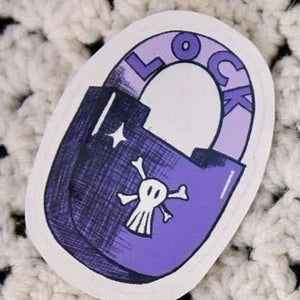 Spooky Lock Position Sticker - Modish Rugger