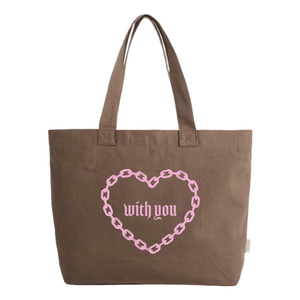 " With You " Heart ❤️ Tote Pre Order - Modish Rugger